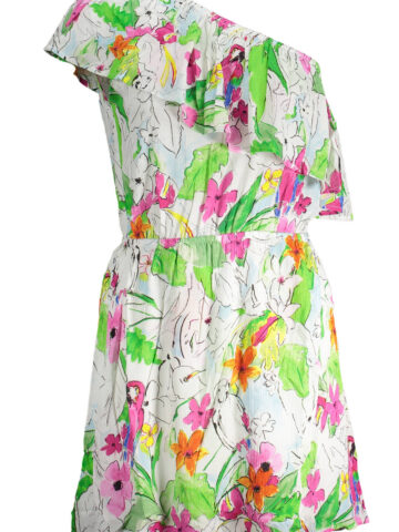 DESIGUAL SHORT DRESS WOMEN WHITE