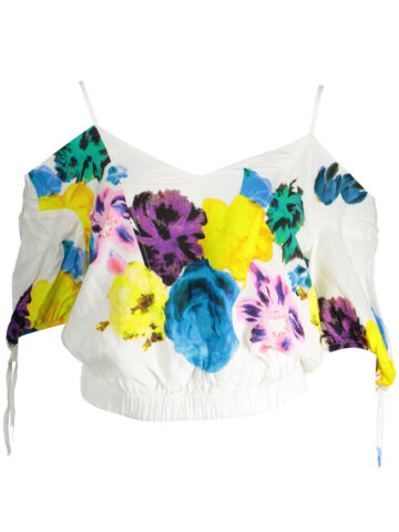 DESIGUAL SHORT SLEEVE T-SHIRT WOMEN WHITE 23SWBW18_B6BB21F_BIANCO1000