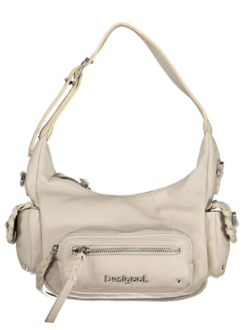 DESIGUAL WHITE WOMEN'S BAG 24SAXP32_BI1001