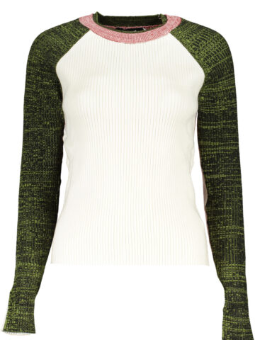 DESIGUAL WHITE WOMEN'S SWEATER 23WWJF19_BI1001