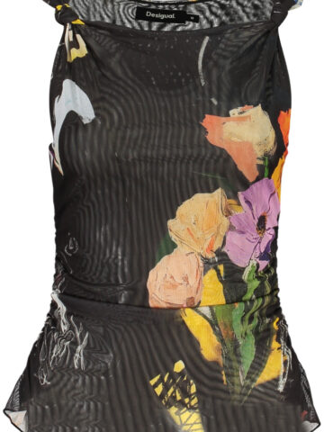 DESIGUAL WOMEN'S BLACK TANK TOP 26SWTK14_NE2000