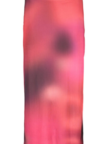DESIGUAL WOMEN'S LONG PURPLE SKIRT