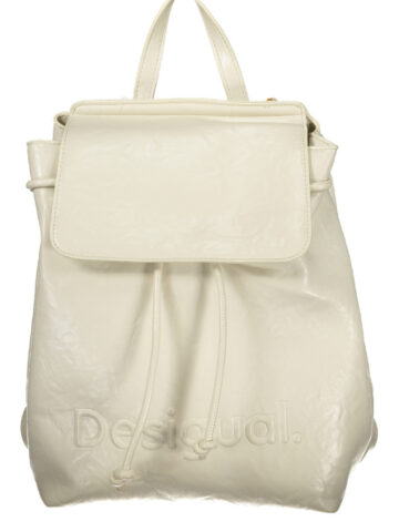 DESIGUAL WOMEN'S WHITE BACKPACK 26SAKP18_BI1008