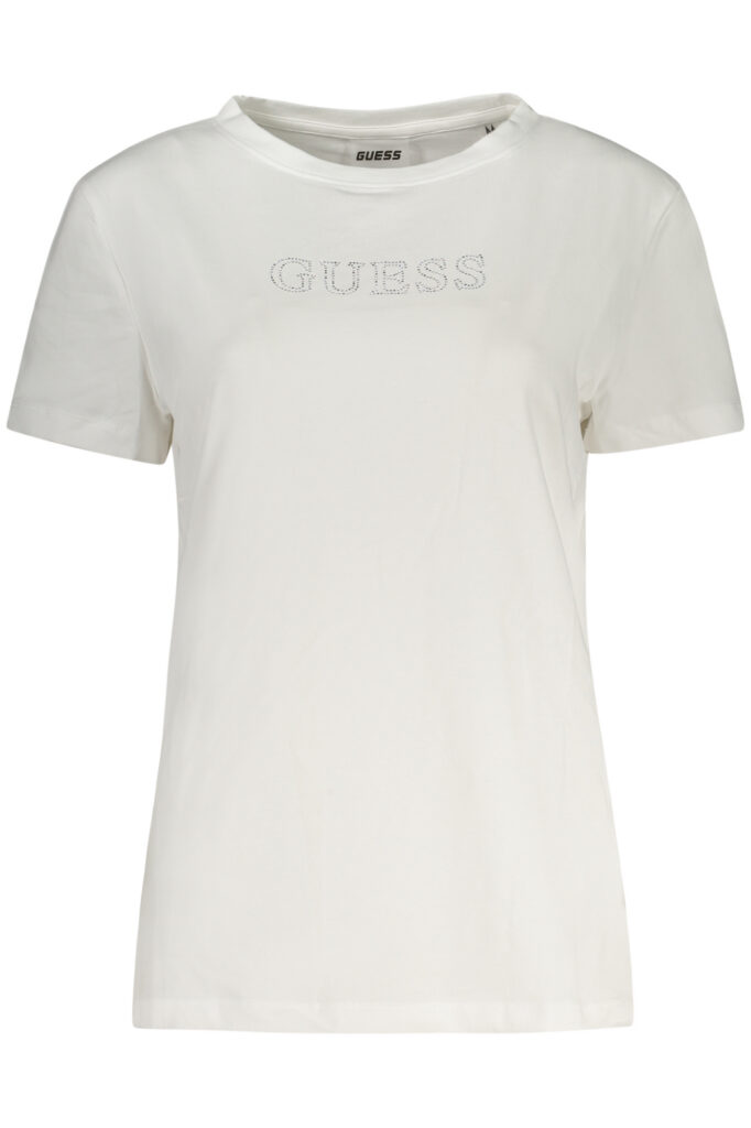 GUESS JEANS SHORT SLEEVE T-SHIRT WOMEN WHITE V3BI11J1314_BIG011