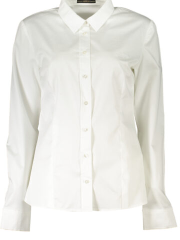 GUESS JEANS WOMEN'S LONG SLEEVE SHIRT WHITE