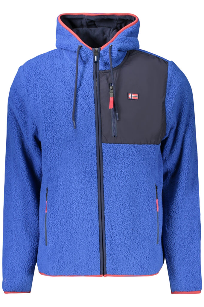 NORWAY 1963 MEN'S BLUE ZIP-UP SWEATSHIRT 869509_BLBLUET