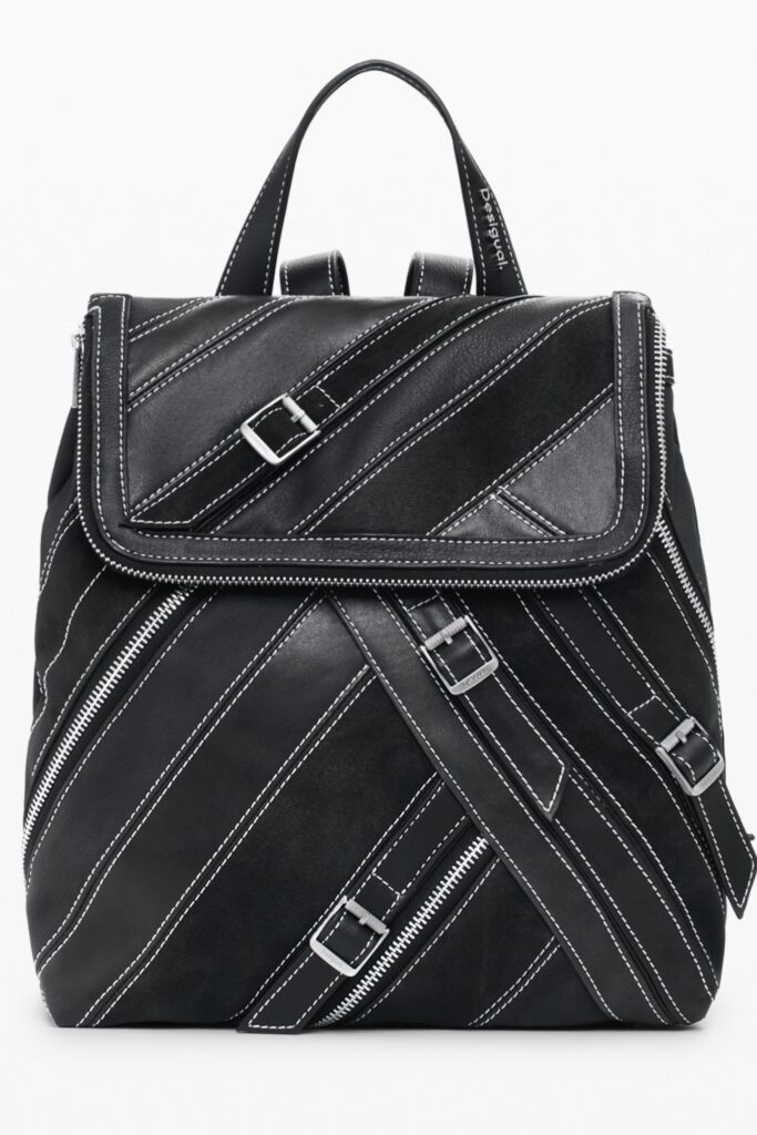 DESIGUAL WOMEN'S BLACK BACKPACK 25WAKP25_NE2000