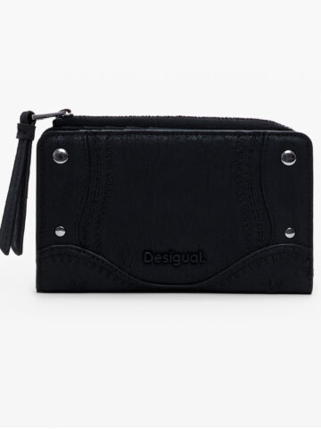 DESIGUAL WOMEN'S BLACK WALLET 25WAYP17_NE2000